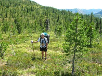 Kathy at Leo Lake 2008