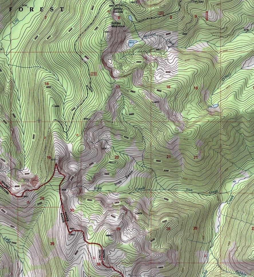 Schley / Cache Area Topo