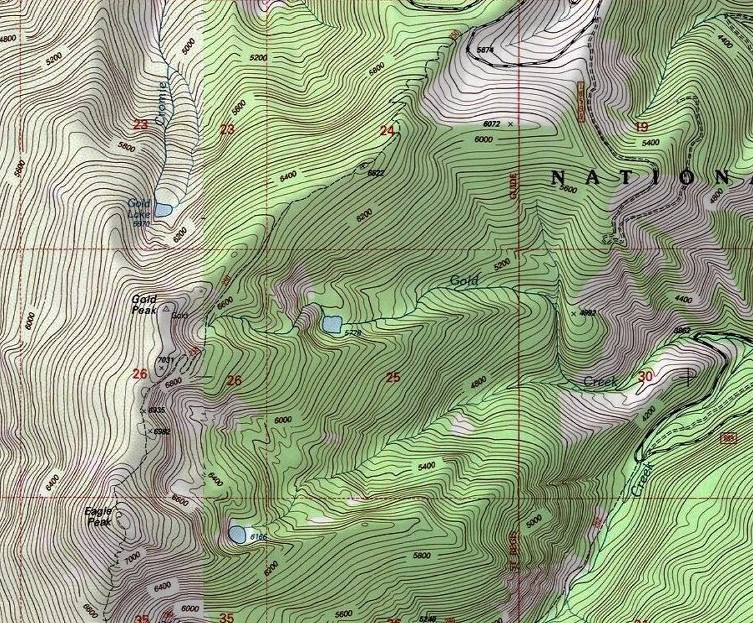 Gold Peak Topo