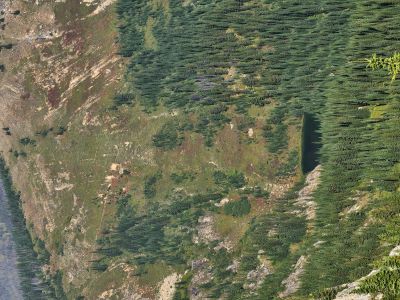 Heart Lake Below Binocular Peak