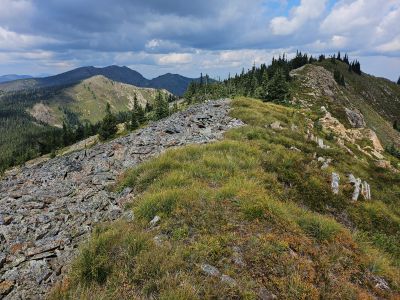 Looking Back Towards Summit