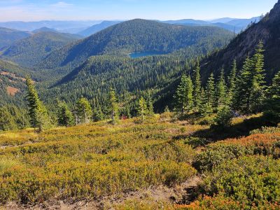 Saddle into Lost Creek