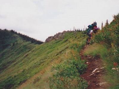 Climbing From Saddle Above Goose