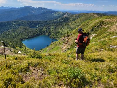 Above the Bonanza Lakes