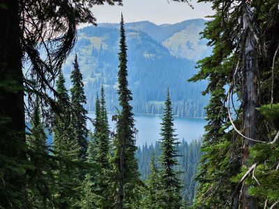 Fish Lake From Vann Lake Saddle