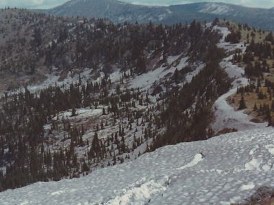 Above Hoodoo Lake 1980