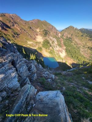 Eagle Cliff Peak & Tarn Below