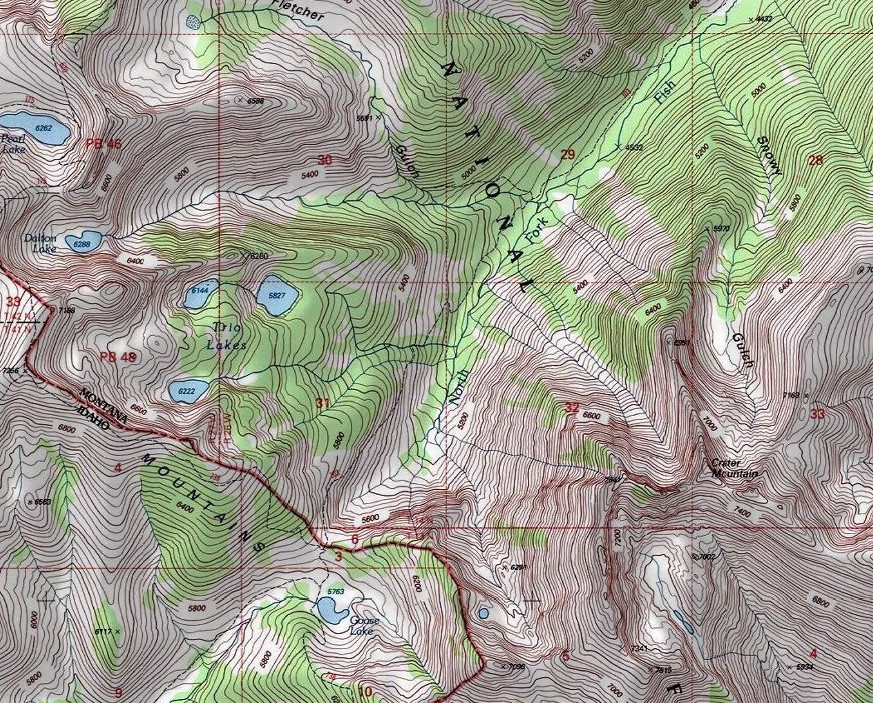 North Fork Topo3