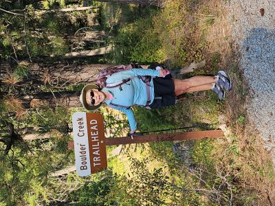 Kathy at Trailhead