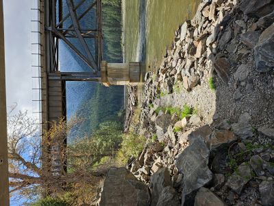 On the trail at Ferry Landing