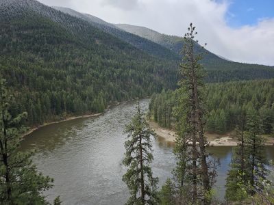 Peninsula Overlook along River Trail