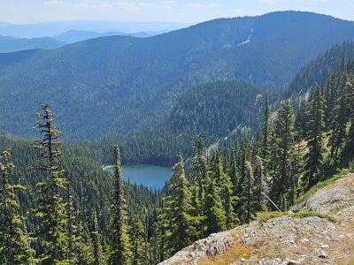 Hazel Lake From Mary Lake