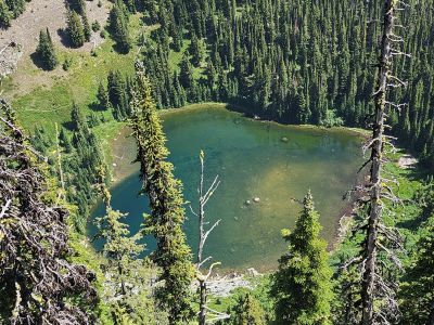 Hub Lake From Mary Lake