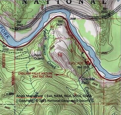 Cascade Creek Trailhead Topo