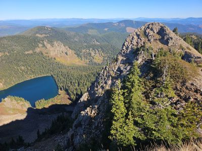 Cliff Lake From the Summit