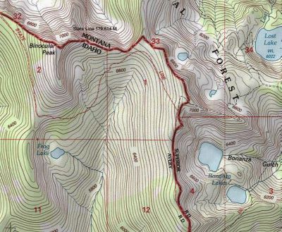 Frog Lake Topo