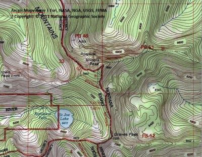 Illinois Peak Topo
