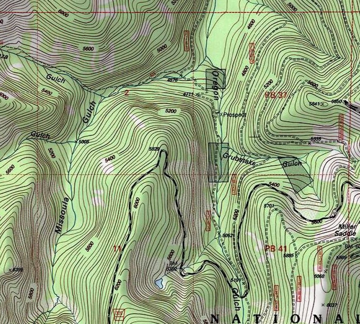 Lost Lake Topo